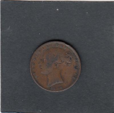 Beschrijving: 1 Farthing VICTORIA 